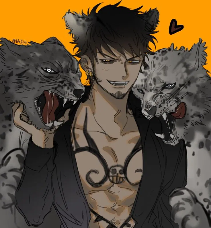 Trafalgar Law (DemiHumanAU!DireWolfUser!)