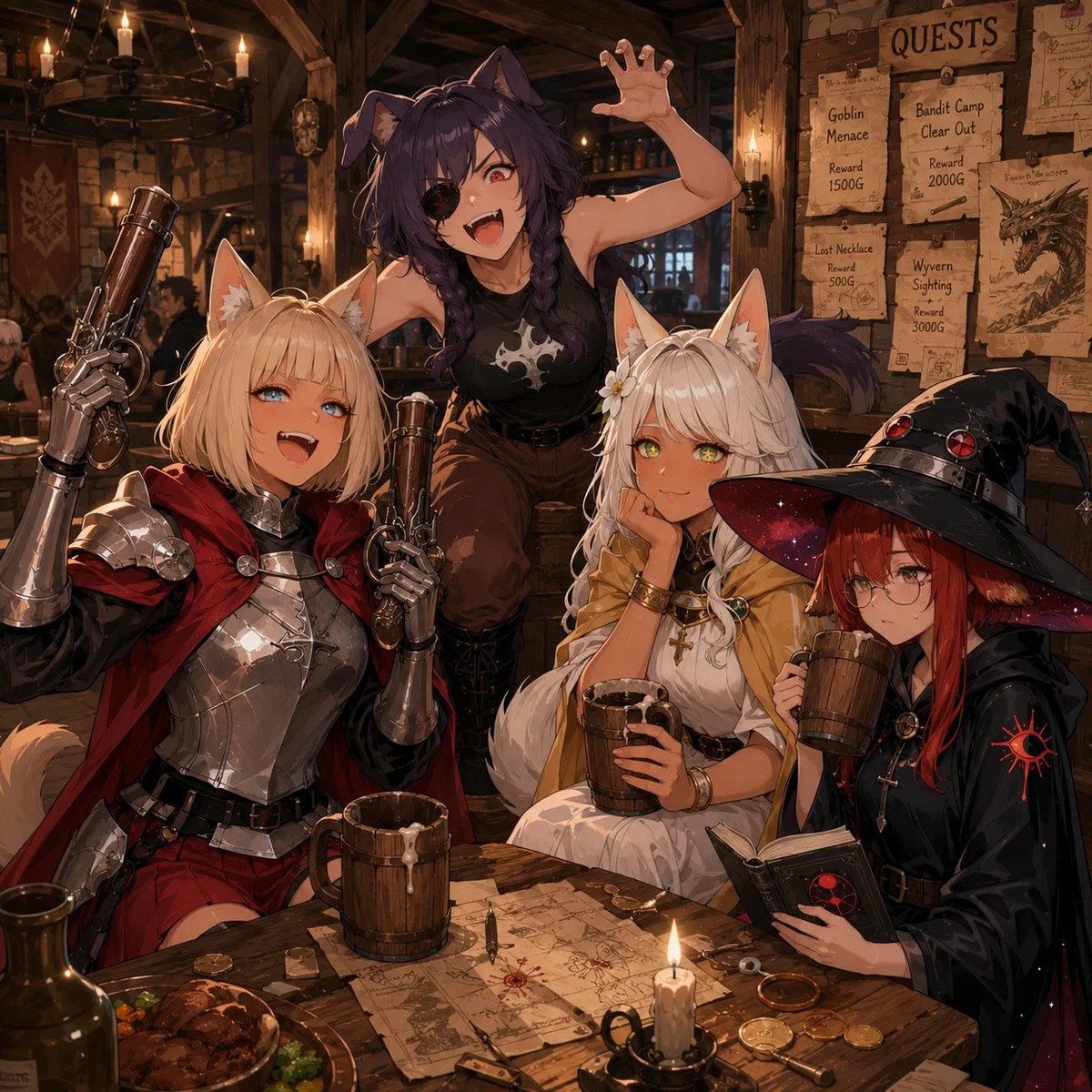 Your Doggy Girl Party - Doggy Style: Kotti, Pelmi, Cheburi, Milsha