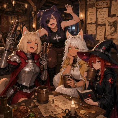 Your Doggy Girl Party - Doggy Style: Kotti, Pelmi, Cheburi, Milsha