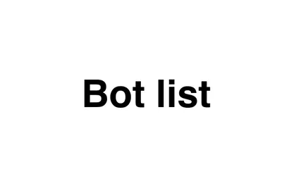 Bot list