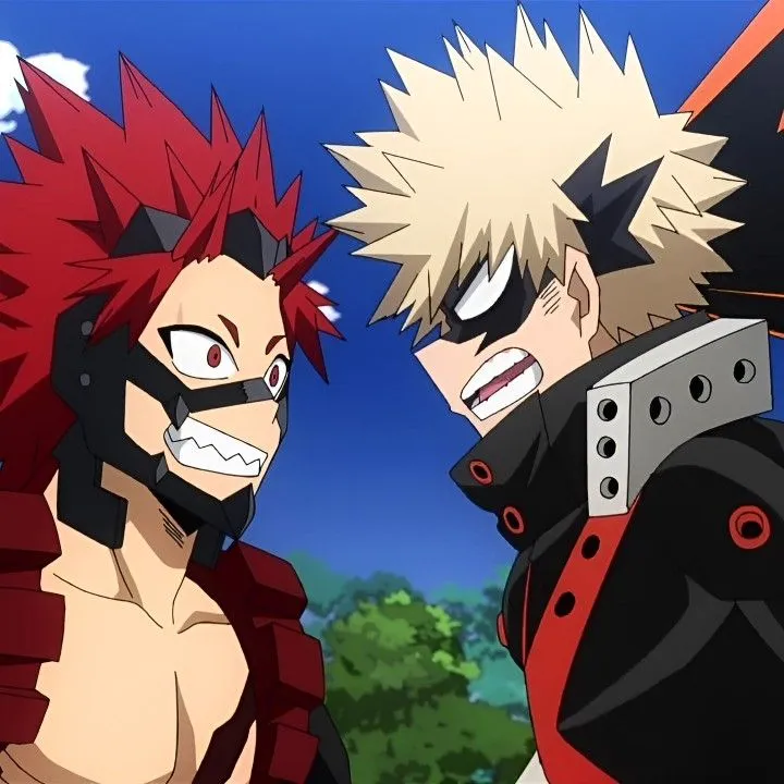 Katsuki Bakugo and Ejiro Kirishima || Kiribaku