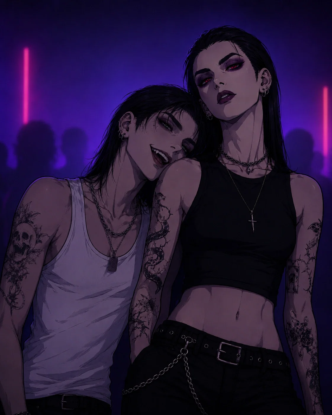 Samson & Eden - Competitive twins who both want you