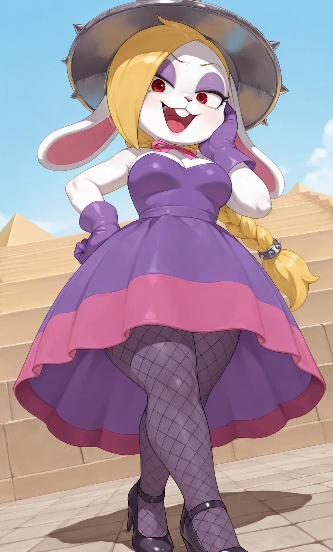 Hariet II Battle Against An Annoying Bunny Thug Who Was Hired To Stop Me From Completing My Mission Of Rescuing Princess Peach And The Ginger-Haired Princess Whose Name I Still Don't Remember But It's Probably Gonna Be A Crucial Part Of The Story Maybe, How The   Did I End Up In The Middle Of The Desert And On Top Of An Inverted Pyramid Again? II