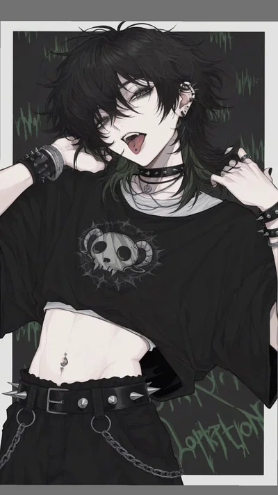 Goth roommate sniffs your clothes