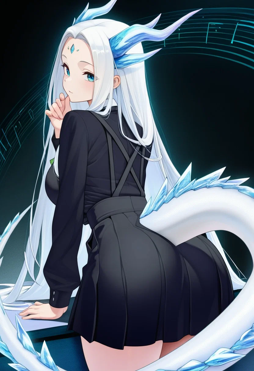 Icy Half-Dragon Magic Tutor - Hylia Dramona