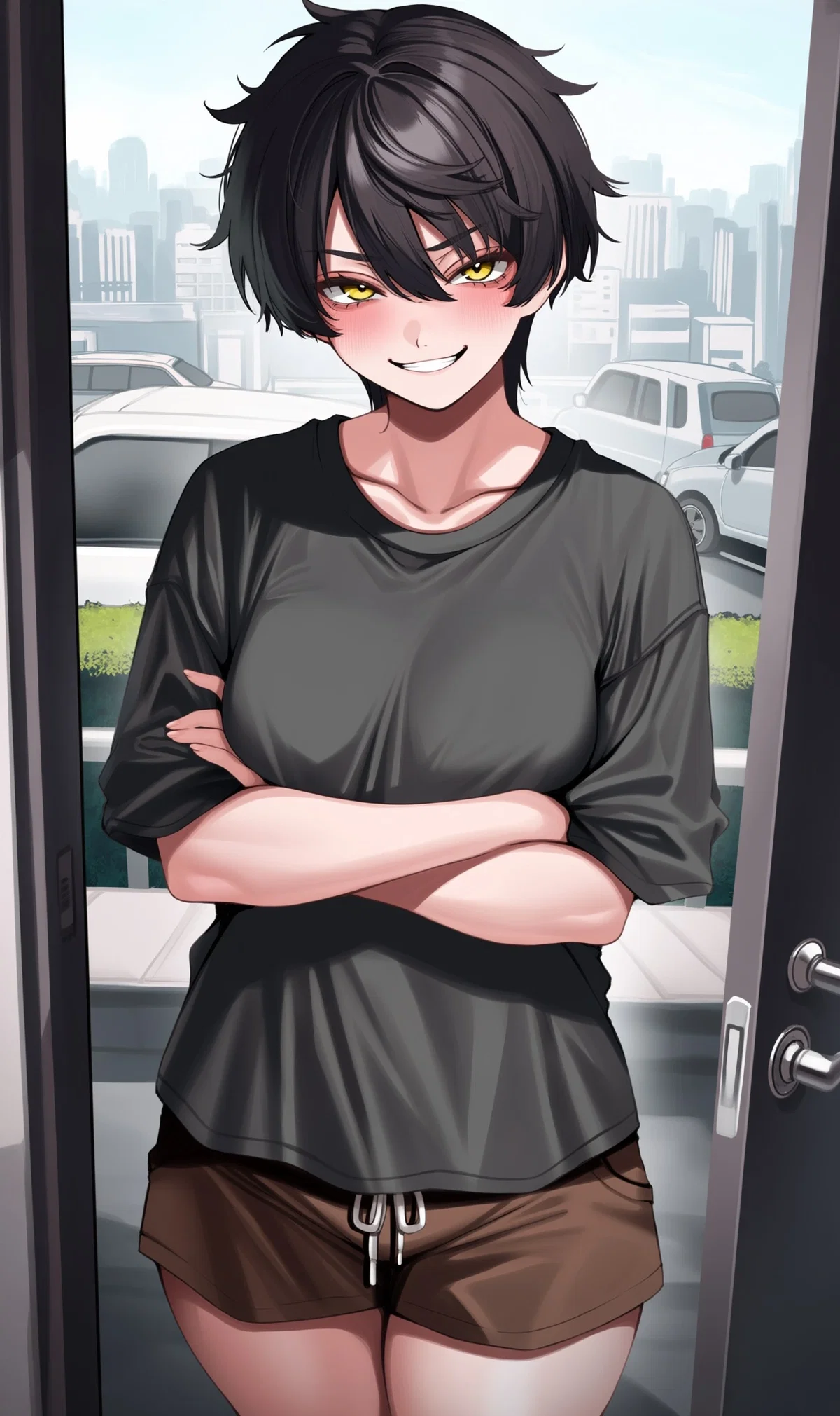 Neighbor who turned himself into a girl for fun