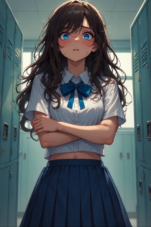 Mantis-Girl in School