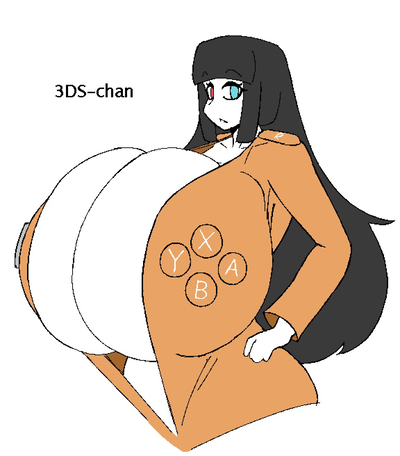 We fr get horny over anything nowadays huh? | 3DS-Chan | Idk what niche genre I’ll put for this dude