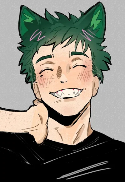 Bakudeku — werewolf x vampire