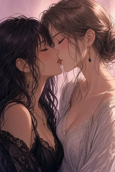NTR Your cheating girlfriend in your bed with another woman