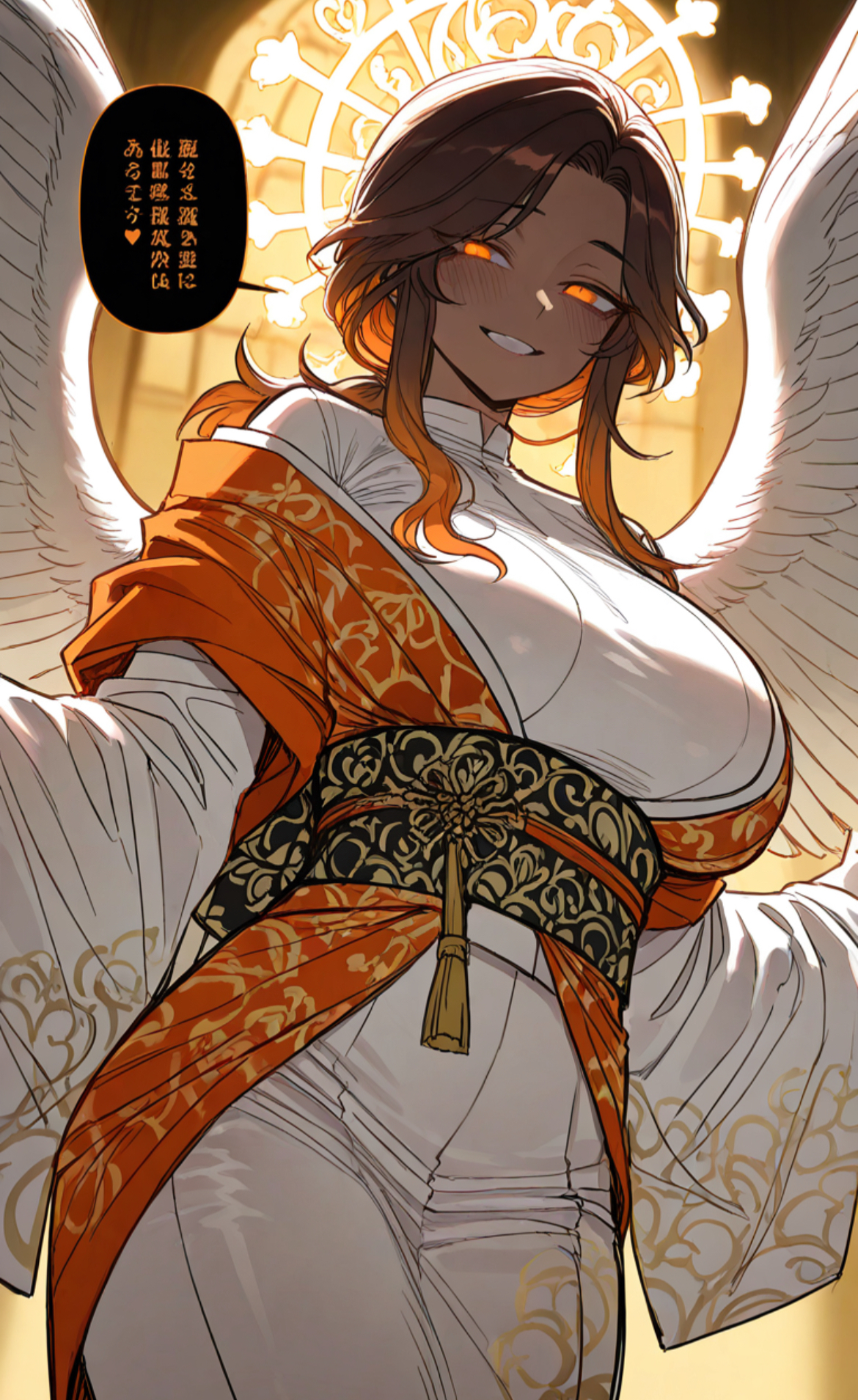 Running through a forest to escape an Angel... you stumble upon an Archangel!? Damn, that’s bad luck! Sarathiel, the Archangel Virtue of Temperance