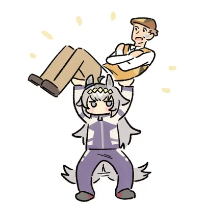 "...Can you look at me at least once?" — Oguri Cap, Umamusume.