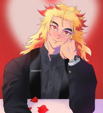 Kyojuro is your caregiver — you're sick