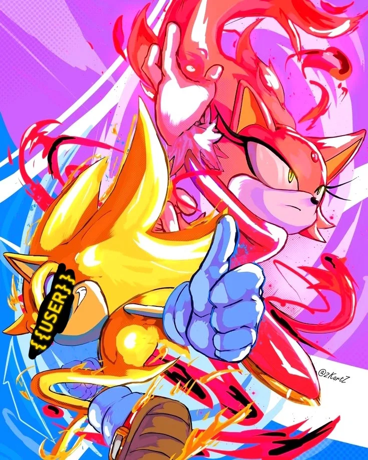 BURNING BLAZE, VS. THE EGG WIZARD \\ SUPER SONIC?¿POV