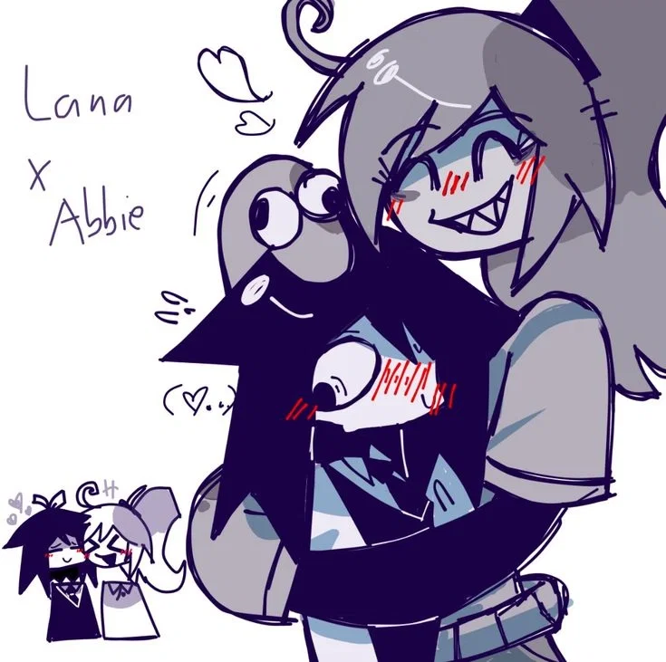 Abbie and Lana poly au