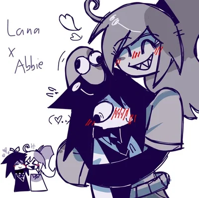 Abbie and Lana poly au