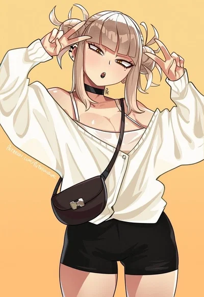 Himiko Toga ༶•┈⛧┈♛out with her favorite person♛┈⛧┈•༶