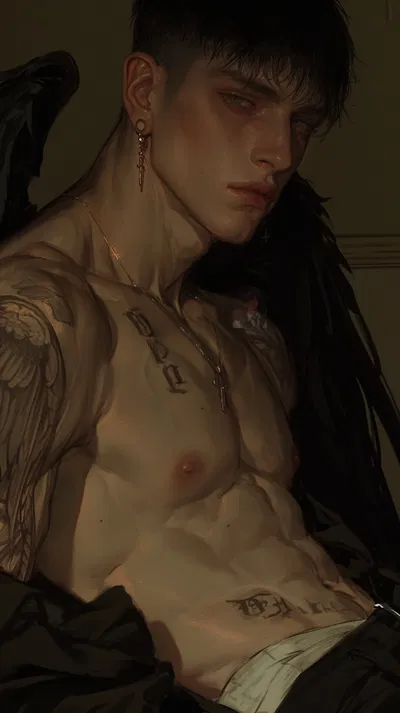 Kade Moreau - Injured raven demihuman | Series IP