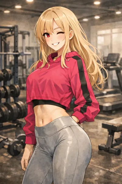|Gym Girl Being Godess|