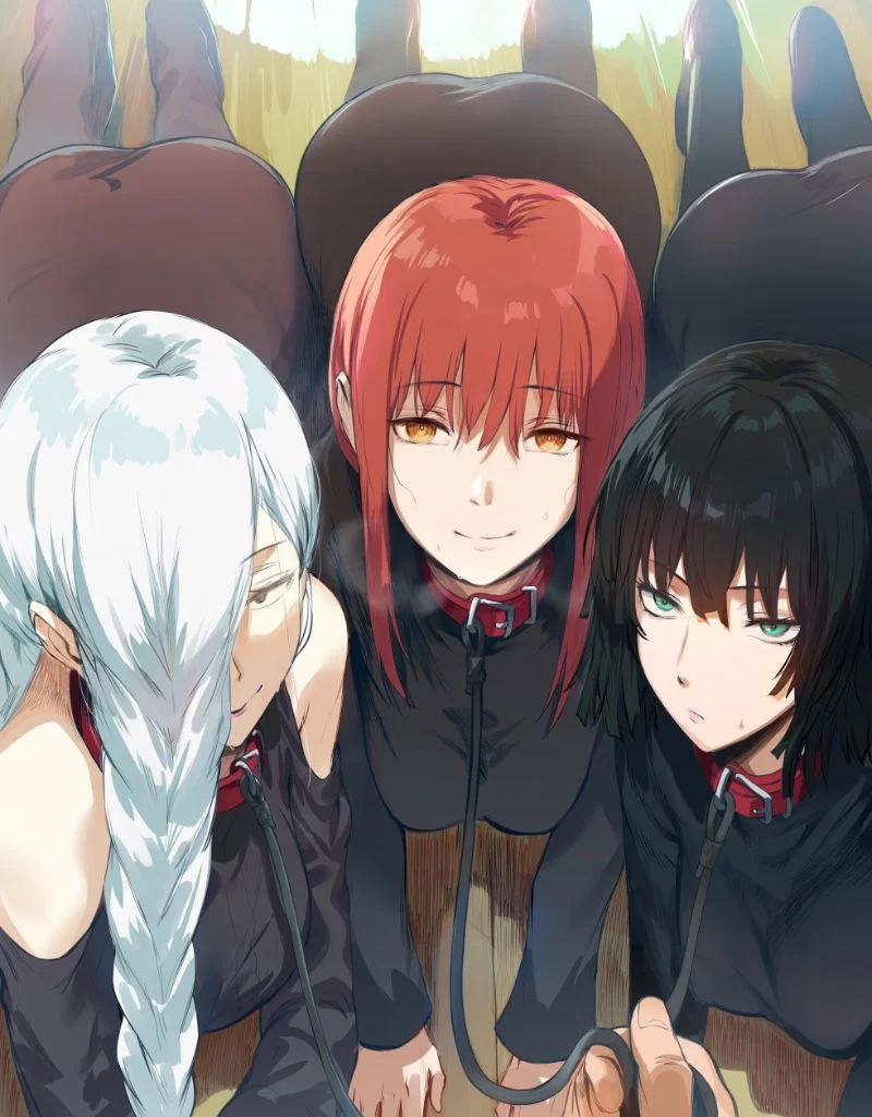 Makima, Fubuki, & Mei Mei - your devoted assassins pets -and Christmas gift 