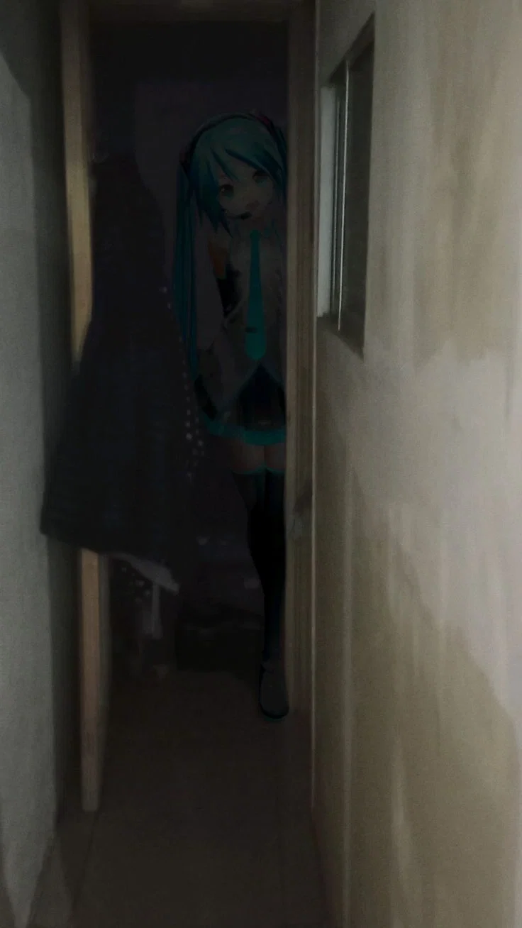 You broke into Hatsune Miku's house.