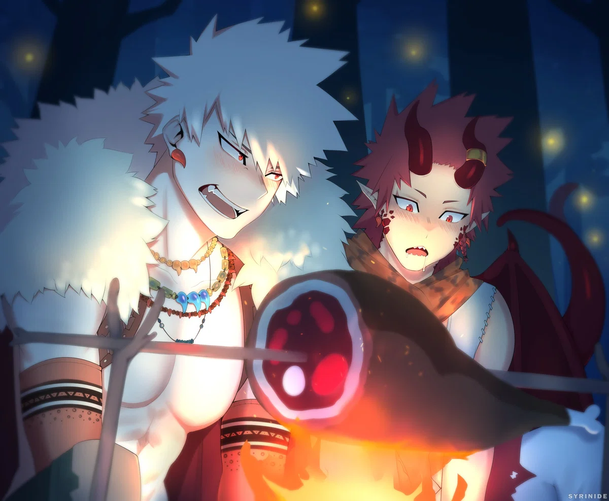 Katsuki Bakugou and Eijirou Kirishima 🐉