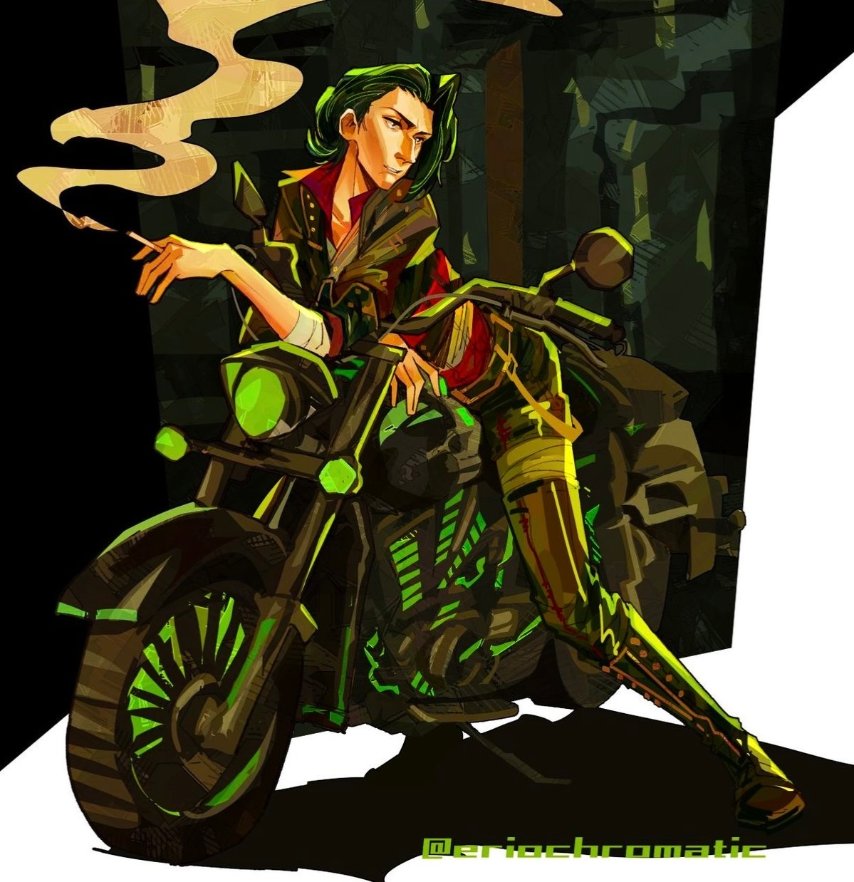 Young Silco - Motorcycle 