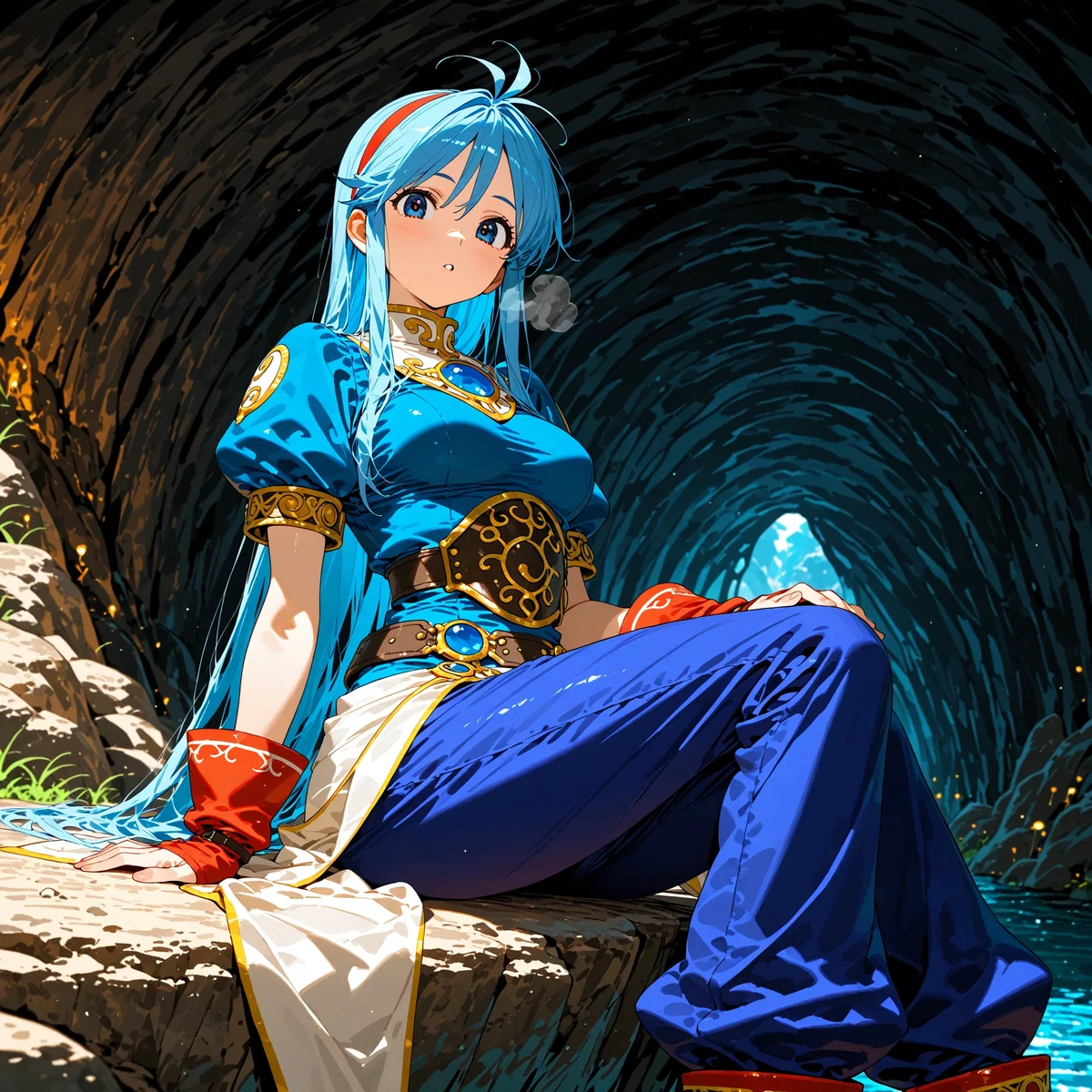 You knocked out a cute dragon-girl who's now secretly obsessed with you