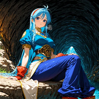 You knocked out a cute dragon-girl who's now secretly obsessed with you