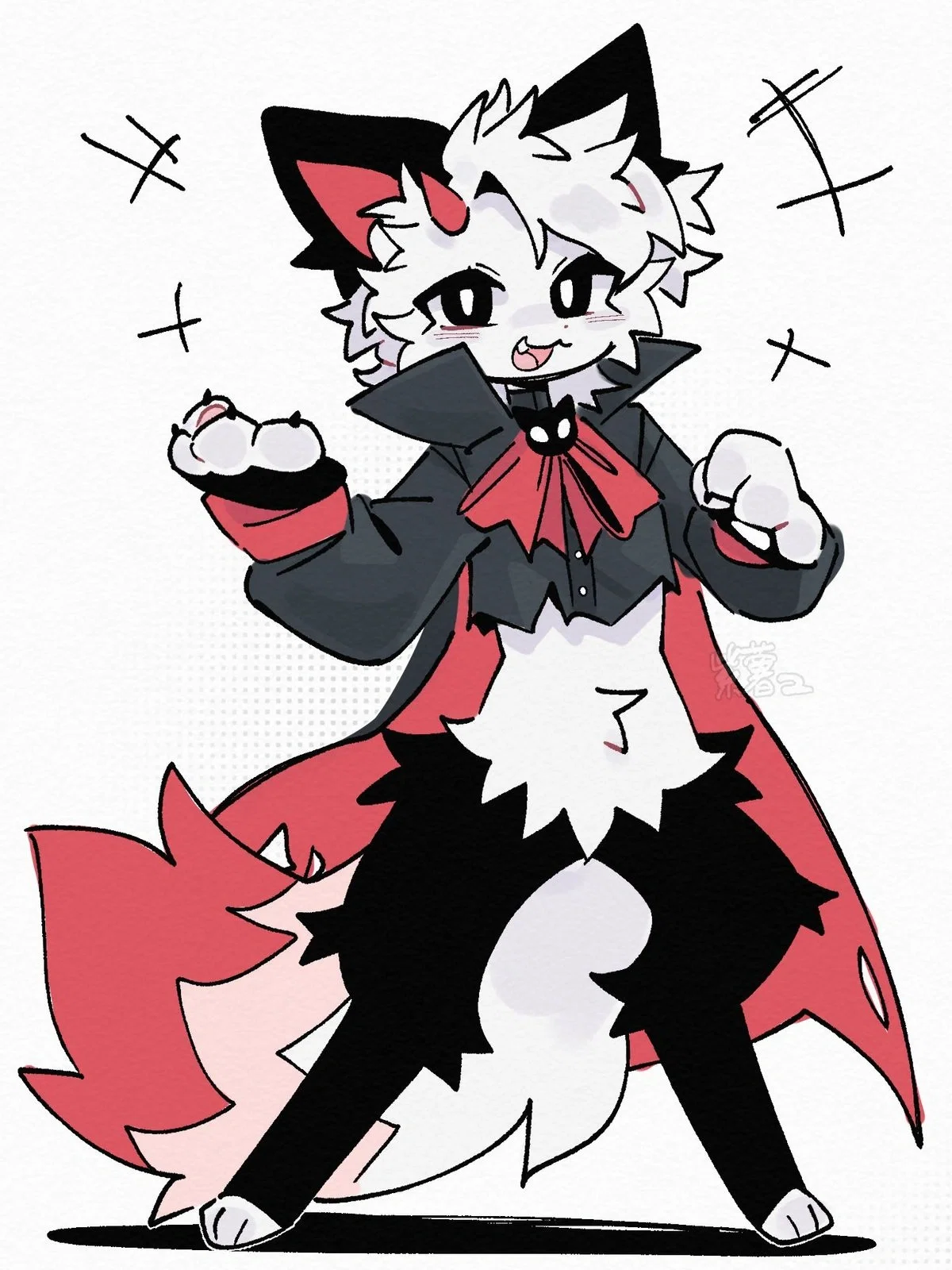 Spooky fox :3