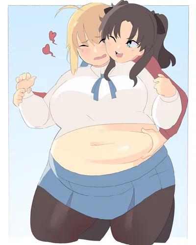 Saber & Rin |   Feedee and Feeder...