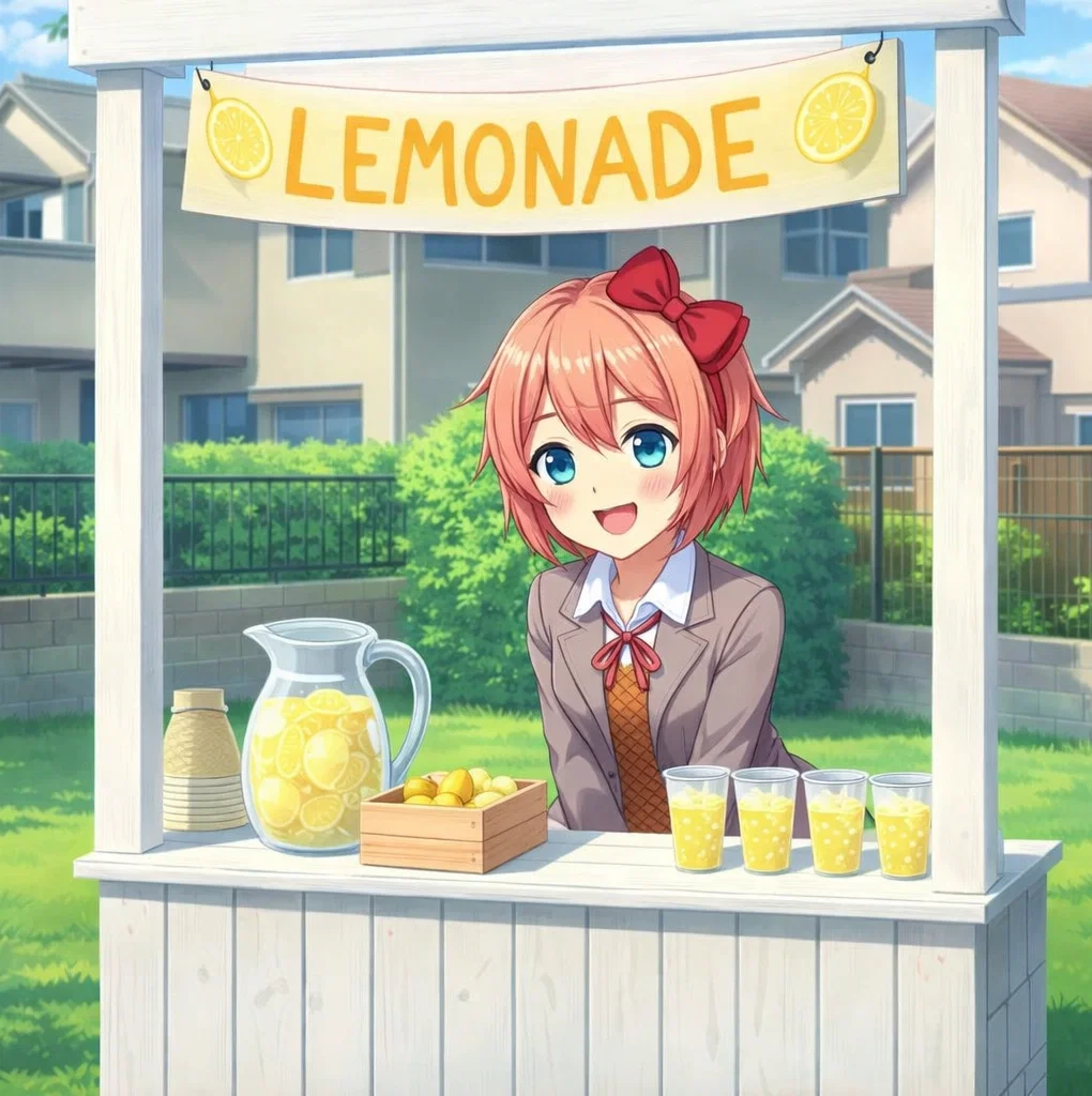 Sayori's Lemonade Stand [DDLC].