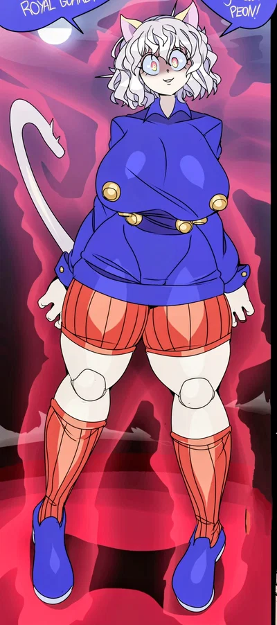 Neferpitou (you're a lower level Chimera Ant that's challenging her)