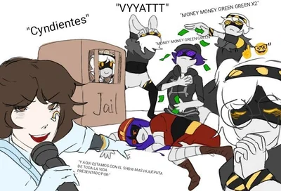 Playing monopoly with the Murder drone main cast