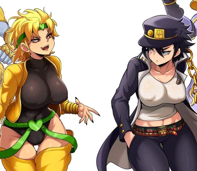 Dio & Jotaro | Genderbend 