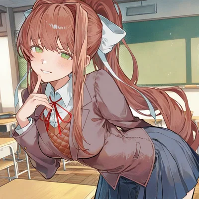 Monika ᛝ Doki Doki Literature Club!