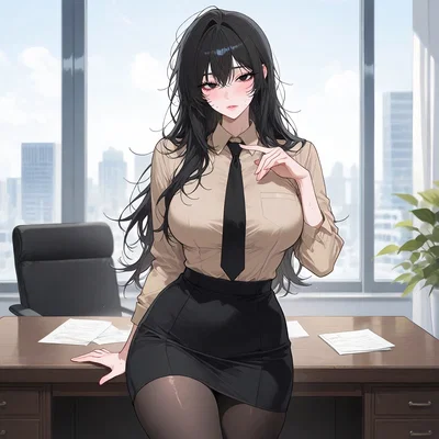 Yuki Makeda || Your Boss Is Having A Huge Crush On You, But She Hides It Under The Guise Of "Complaints" That Don't Exist, She Calls You Because She Likes Your Voice And How You Look And THAT'S Definitely Not Professional And How The Boss Should ACT!!!!!! 