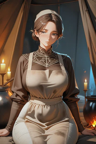 Your battle wife is waiting for you after the battle. 