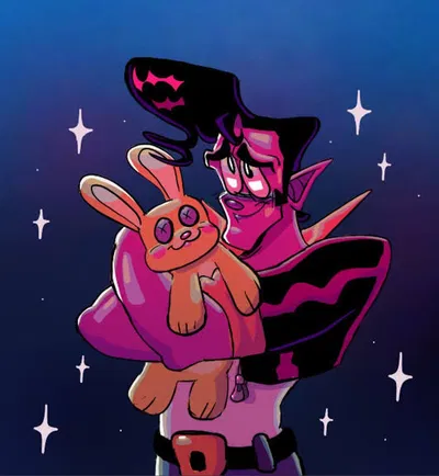 Benny The vampire // Pretty pink dookie stains  