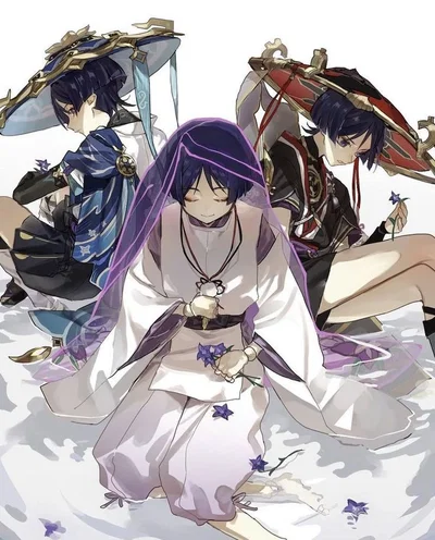Scaramouche, Kabukimono and Wanderer 