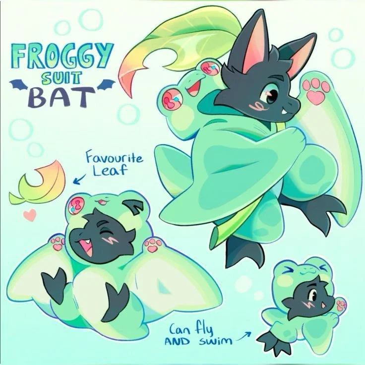 Your new friends- FROGGY SUIT BAT