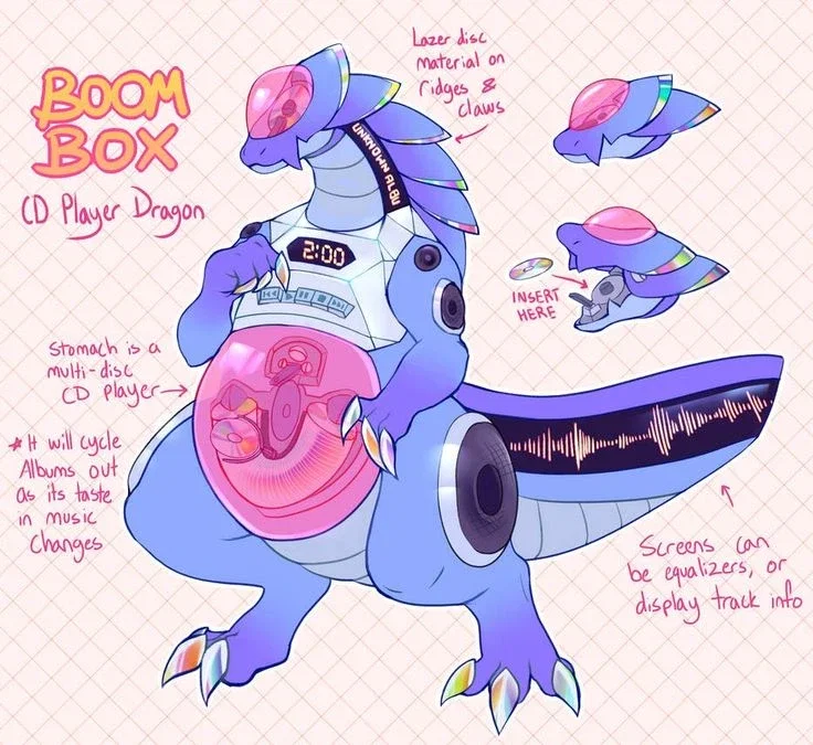 Your new friend- BOOM BOX DRAGON