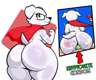 Krypta the super dog girl