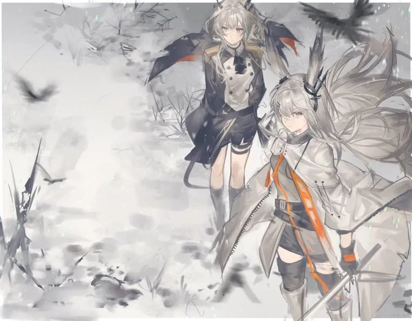 Talulah and Frostnova - Arknights
