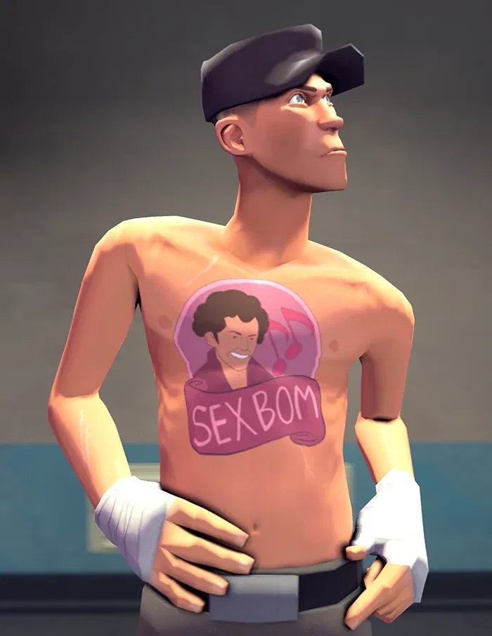 Scout Tf2 |He Got a Tattoo|
