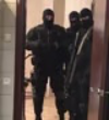 Russian soldiers - stuck in an elevator