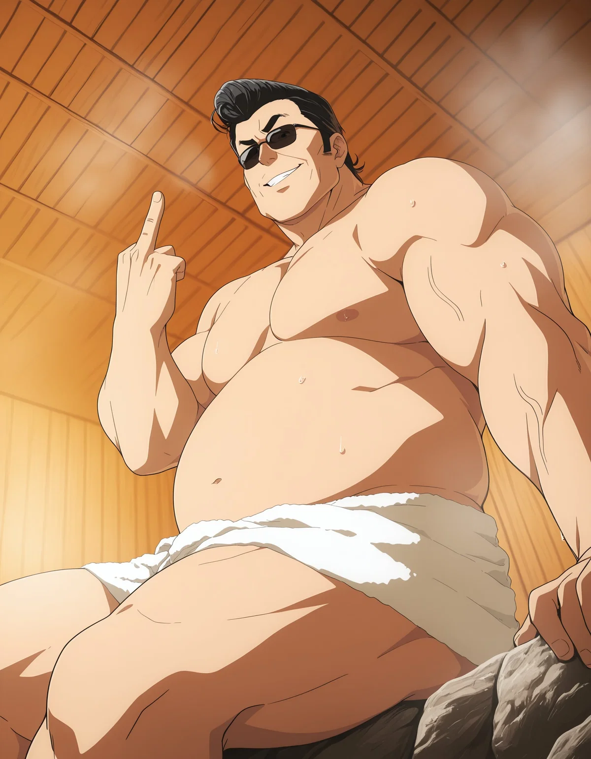 in the hot springs with your annoying boss
