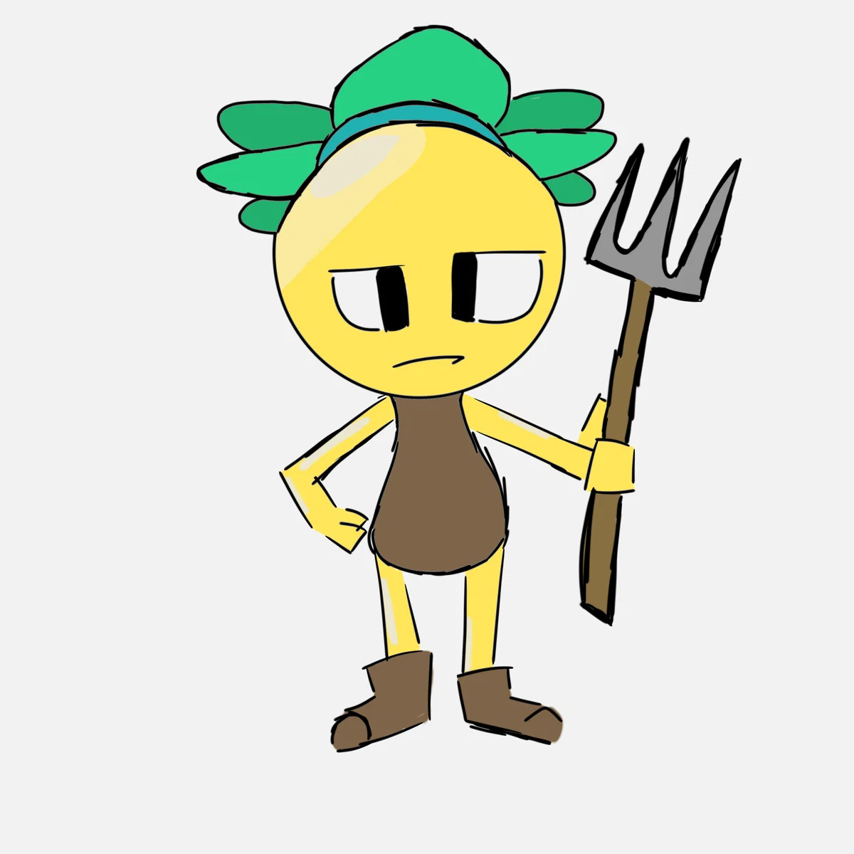 My new half-done oc