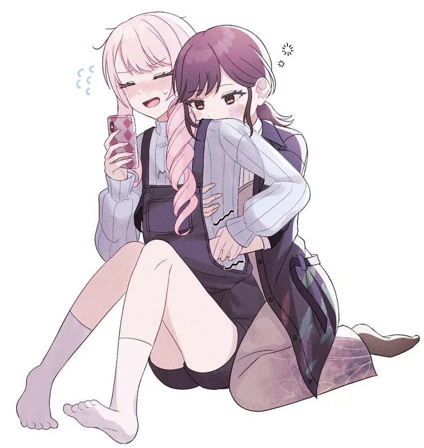 Elly & Anna - A silly yuri bot for Valentines Day
