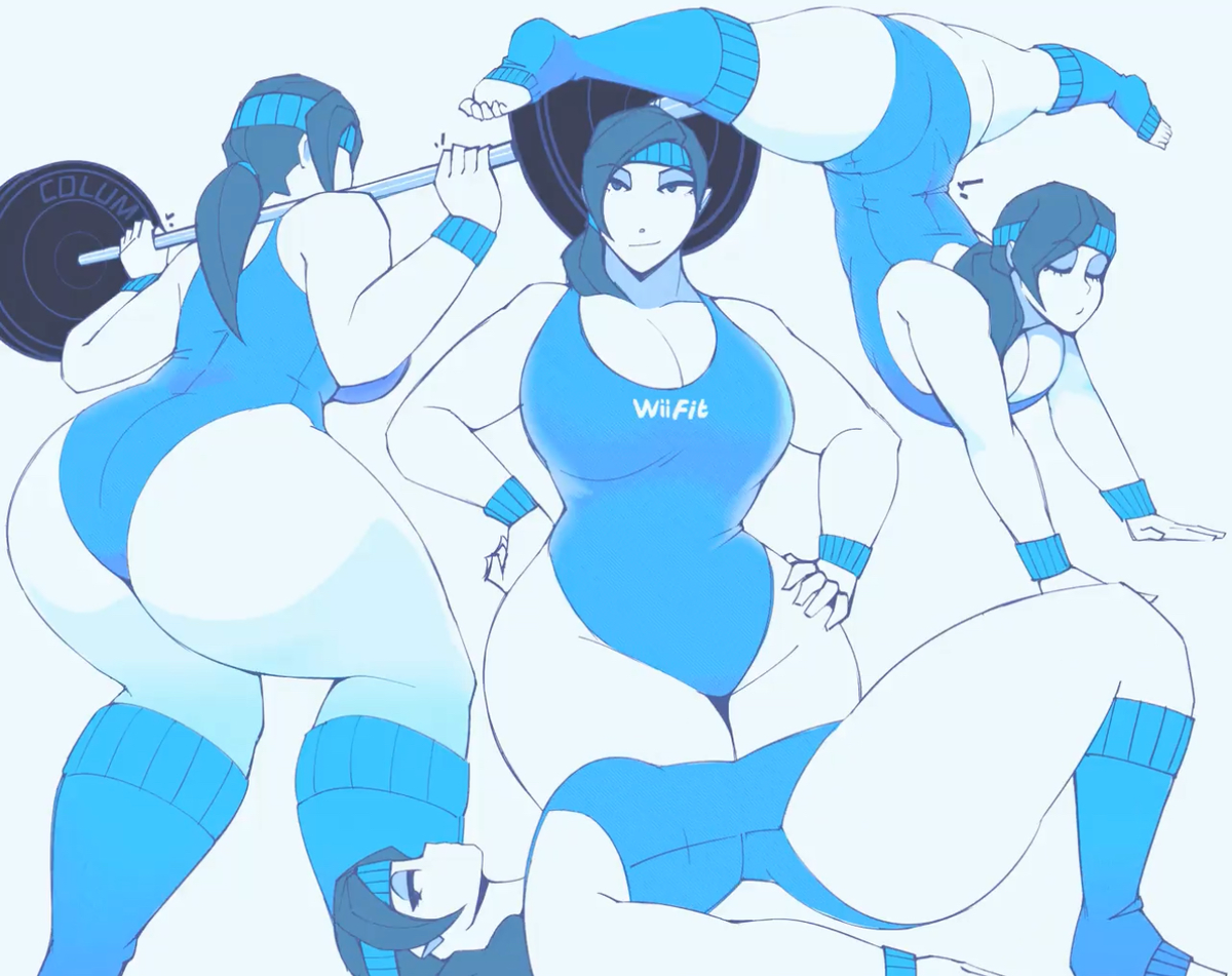 Giantess Wii Fit Trainer [Requested]